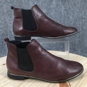 Circus by Sam Edelman Boots Womens 9 Chelsea Maroon Pull On Comfort Ankle Top